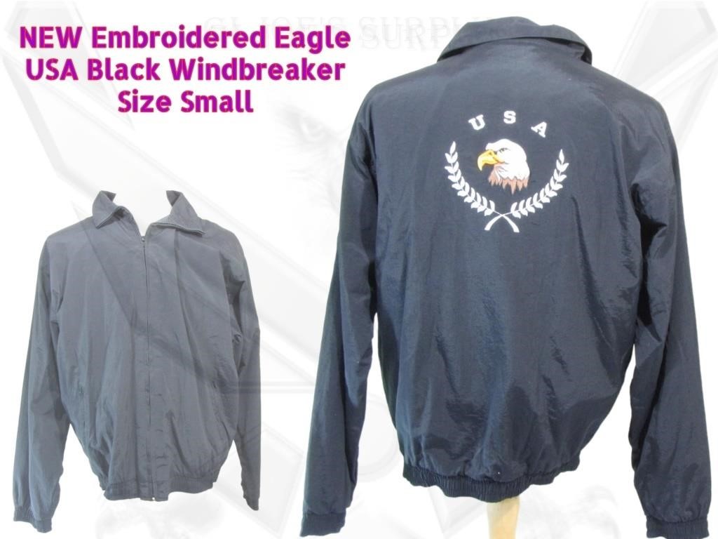 Military Eagle Embroidered Windbreaker Jacket HC1