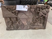 wood carved picture