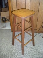 Wood Bar Stool   30 Inches Tall