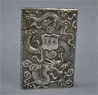 Wang Hing Antique Chinese Silver Card Case