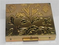 Vintage Britemode Gold Tone Makeup Compact