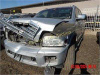 2008 Infiniti QX56 5N3AA08D68N902792 Silver