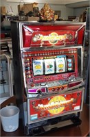 ARABESQUES token operated Slot Machine with KEY &