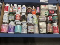 1 LOT ASSORTED VITAMINS/ HEALTH AND BEAUTY