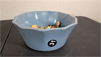 Wade pottery animals with marked bowl