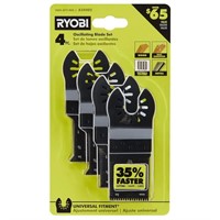 RYOBI 4pc Wood/Metal Multi-Tool Blades (3pk)