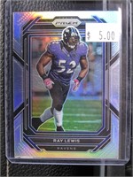 2022 PANINI PRIZM RAY LEWIS SILVER PRIZM