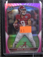 2022 BCU BRYCE YOUNG PINK REFRACTOR RC