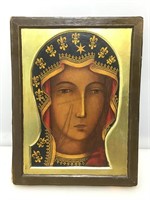Religious Icon. 1984 Oblicze Matki Boskieo