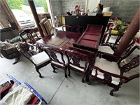 BEAUTIFUL CHINESE DINING TABLE SOME REPAIR