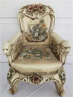 Heavy Ceramic Like Chair Decor