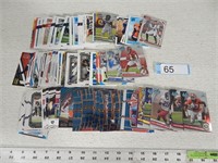 2021- 2023 NFL football cards; approx. 130