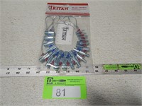 Tritan Thread identifier; #6-1/2", M4-M12 inch an