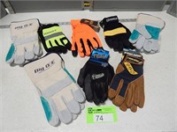 8 Pair of work gloves; new