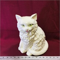 Large Decorative Ceramic Cat (12 1/2" Tall)