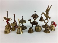 Brass Camel Push Hotel Front Desk Bell. Bird