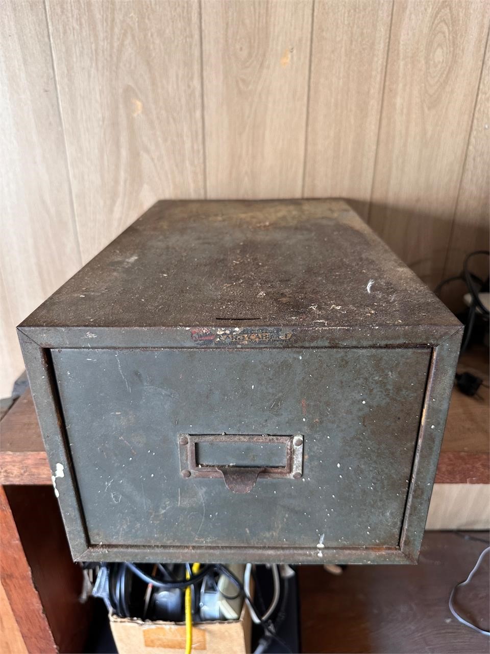 Vintage card cabinet