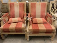 Pair Designer William Switzer Armchairs