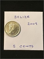 Belize 2009  5 Cents Coin