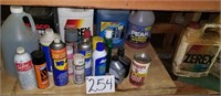 Garage Cleaning chemicals