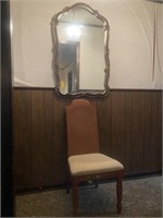 Large Mirror & Chair