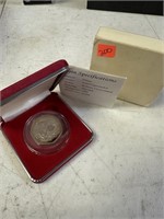 GIBRALTAR MADONNA & CHILD PROOF TOKEN COIN