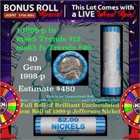 1-5 FREE BU Nickel rolls with win of this 1998-p S