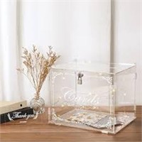 clear envelope box with keys