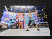 JOHN CENA SIGNED 8X10 PHOTO WWE FSG COA