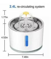Stainless Steel Top Pet Automatic Pump Fountain