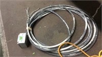 220 EXTENSION CORD W/ PLUG BOX **NO PLUG**