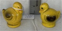 Chalk ware duck salt and pepper shakers
