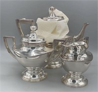 Barbour Quadruple Silver 2441 Coffee Service Set