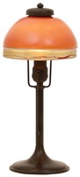 Steuben Intarsia  Border Boudoir Lamp