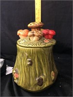 Mushroom cookie jar