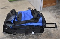 Two Rolling Duffle Travel Bags