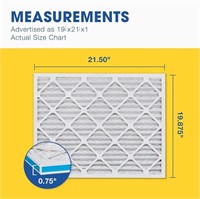 Aerostar 19 7/8 X 21 1/2 X 1 Merv 11 Pleated Air