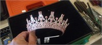 Girls Pink Rhinestone Tiara