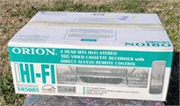 NOS VCR Orion VR5005 SEALED Hi Fi 4 Head Stereo