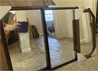 3 Wood Framed Mirrors NEW 22", 21", 20"