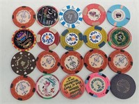 20 Reno Nevada Casino Chips