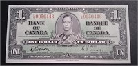 1937 Canada $1 Banknote