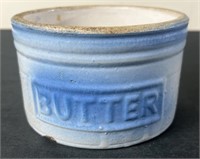 Salt Glazed Butter Stoneware Crock