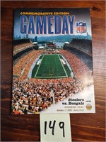 Program from 1st Game at Heinz Field