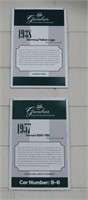 2 Metal Greenbrier Signs