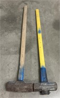 (2) Sledge Hammers - 10LB & 12LB