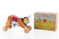 Wind-Up Balking Donkey Toy in Box
