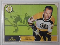 1968-69 Topps Ed Shack Card