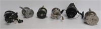 (6) Assorted vintage fishing reels that includes