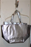 Two large silver bags